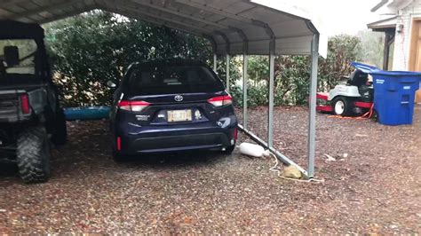 how to remove carport anchors